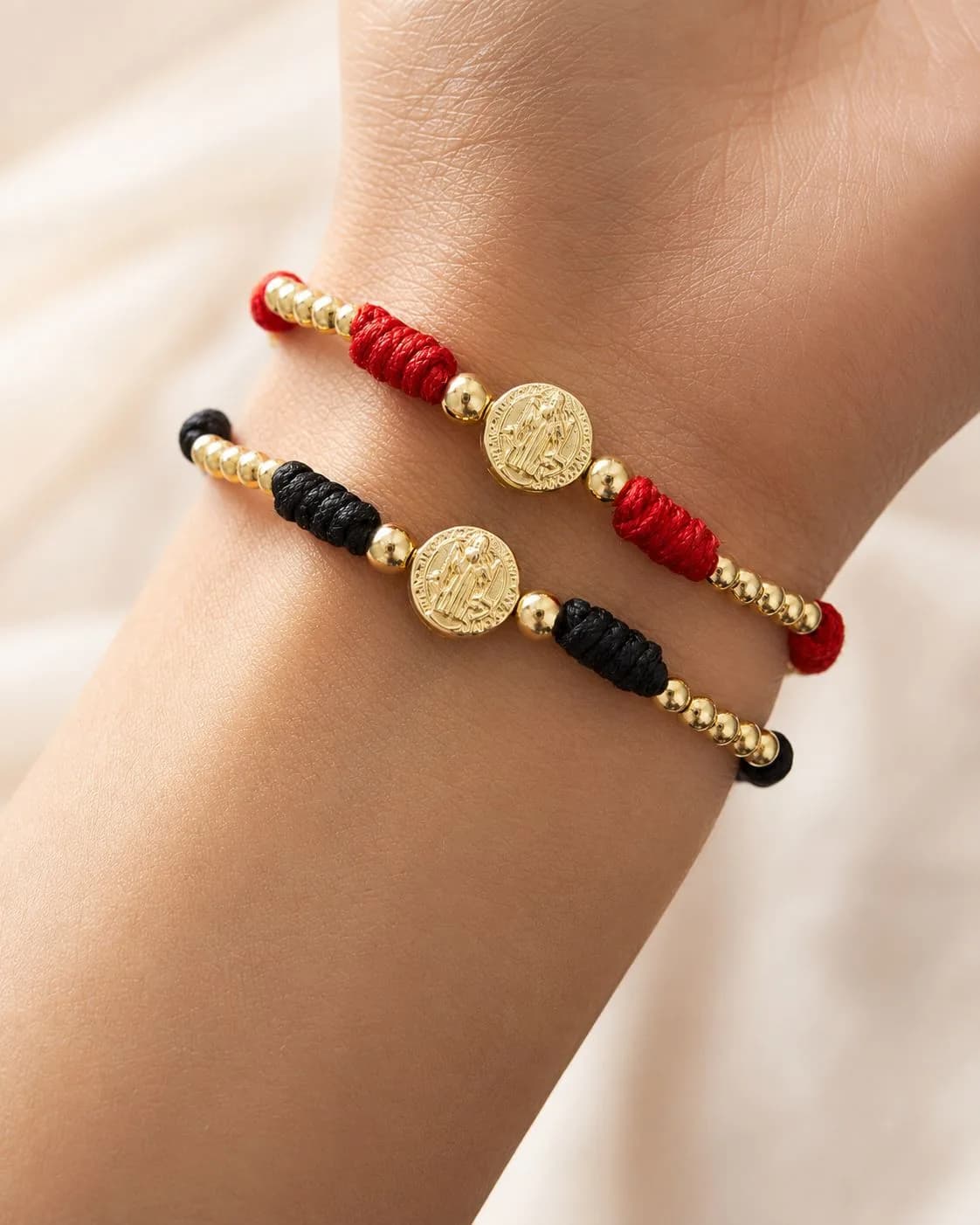 Pulsera San Benito Macramé Premium — imagen 1