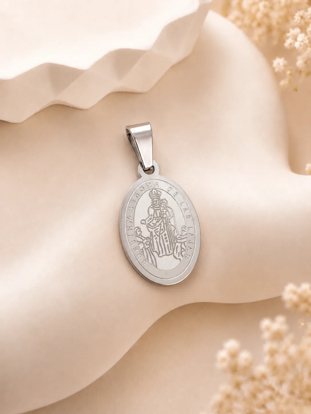 Dije Virgen de Las Lajas Doble Faz (18.60 mm) — imagen 1