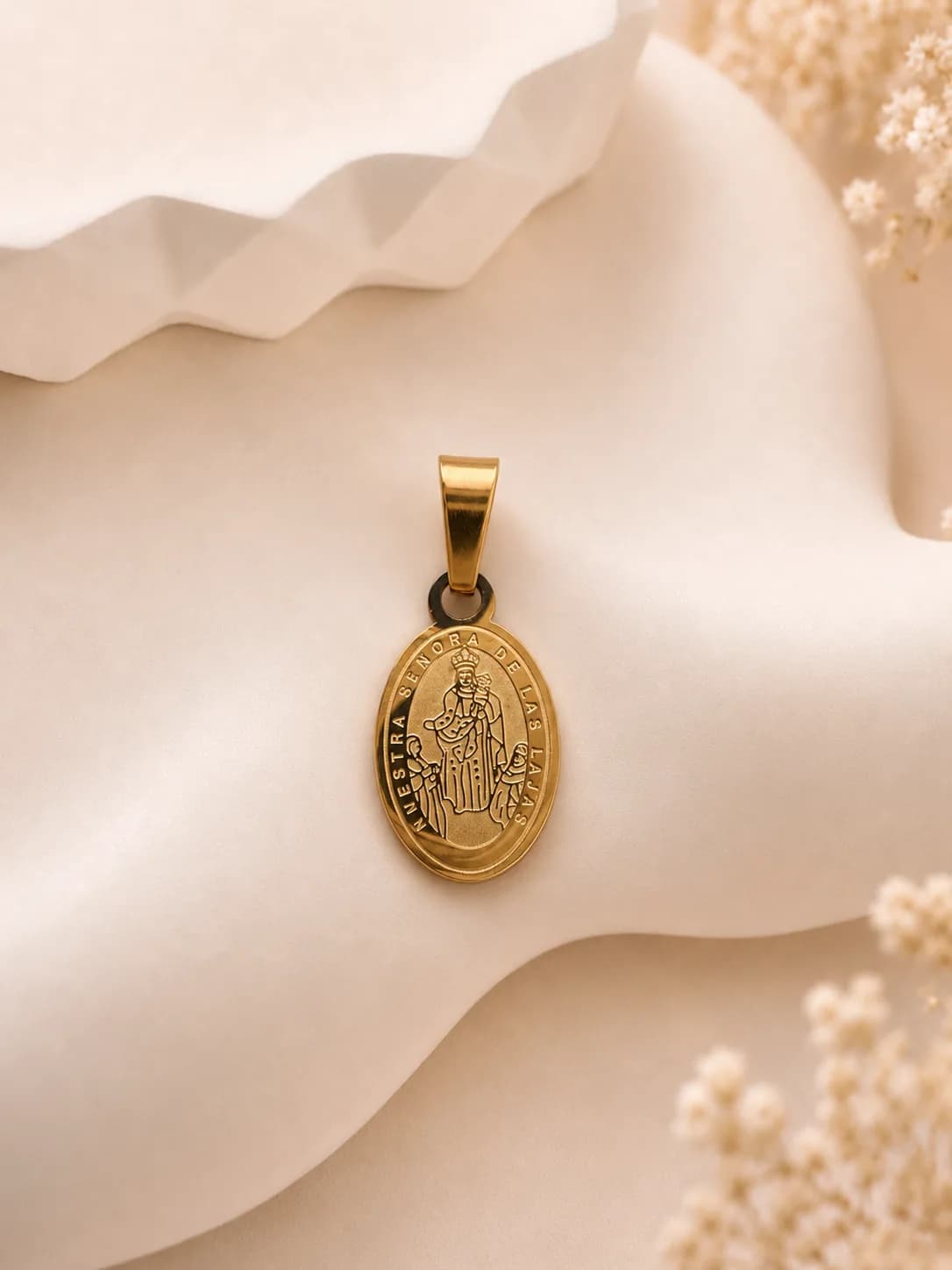 Dije Virgen de Las Lajas y Virgen de Guadalupe (11.60mm) — imagen 1