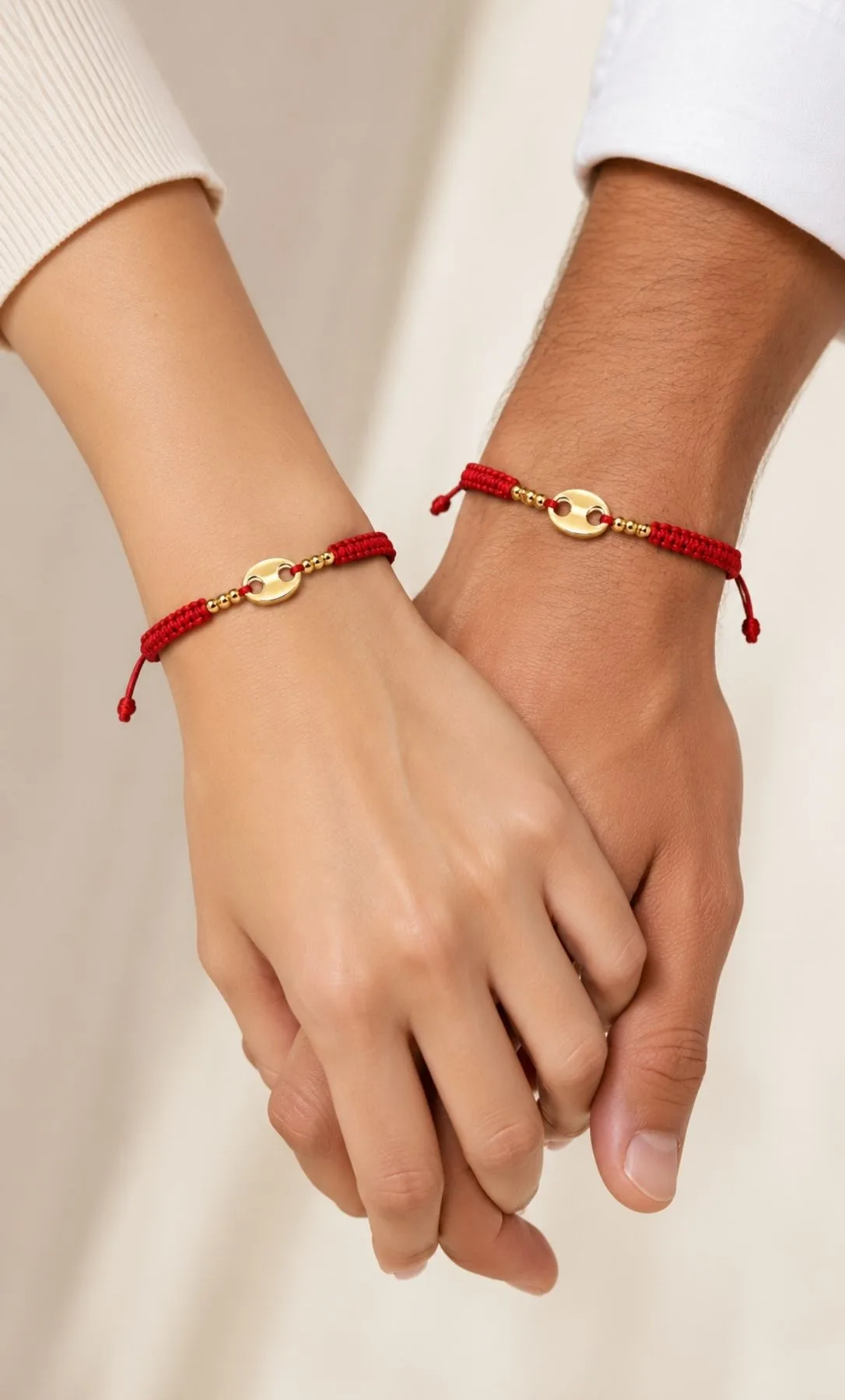 Pulseras Tejidas de Pareja “Unión Inseparable” — imagen 1