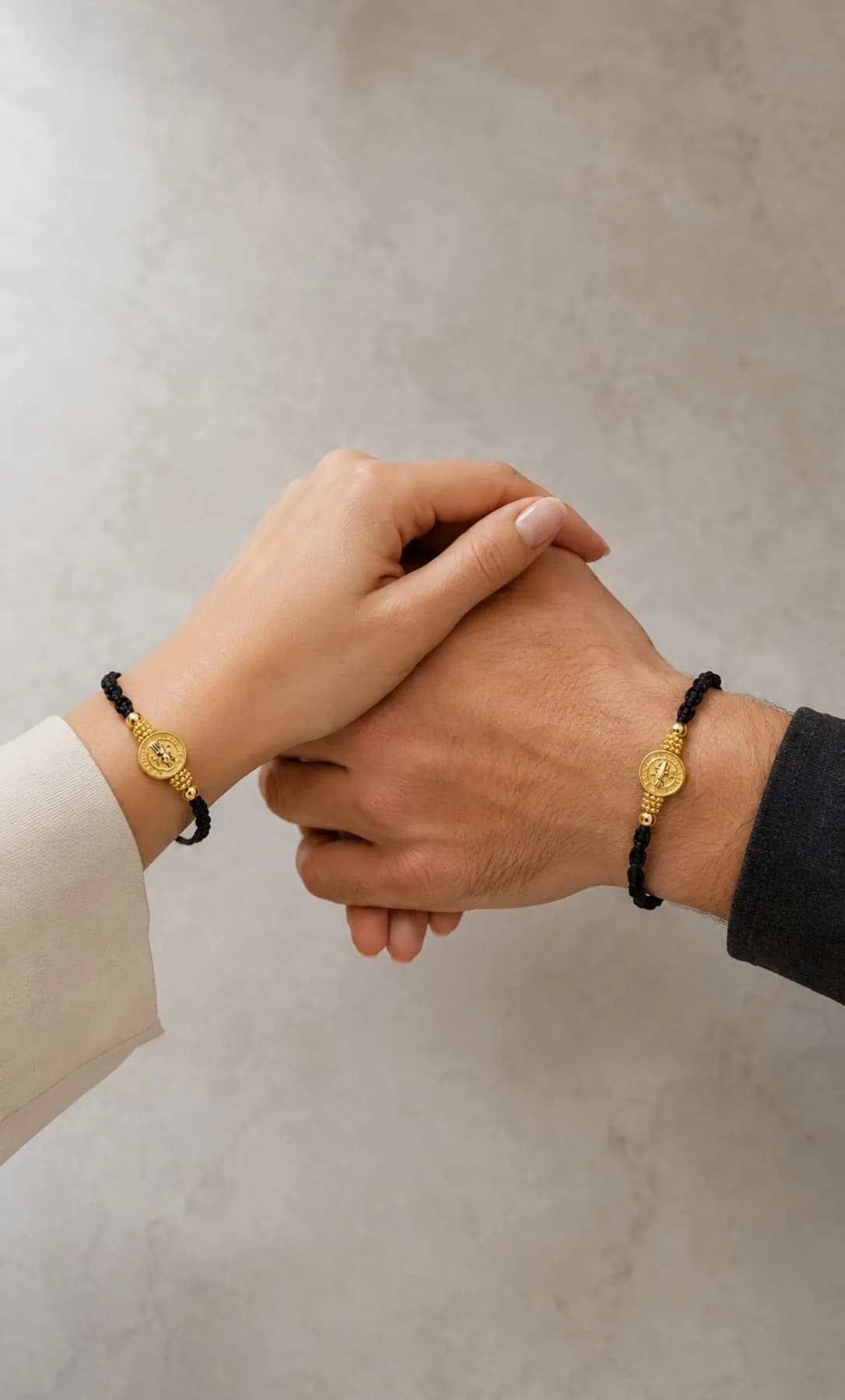 Pulseras Tejidas de Pareja “Siempre Protegidos” — imagen 1