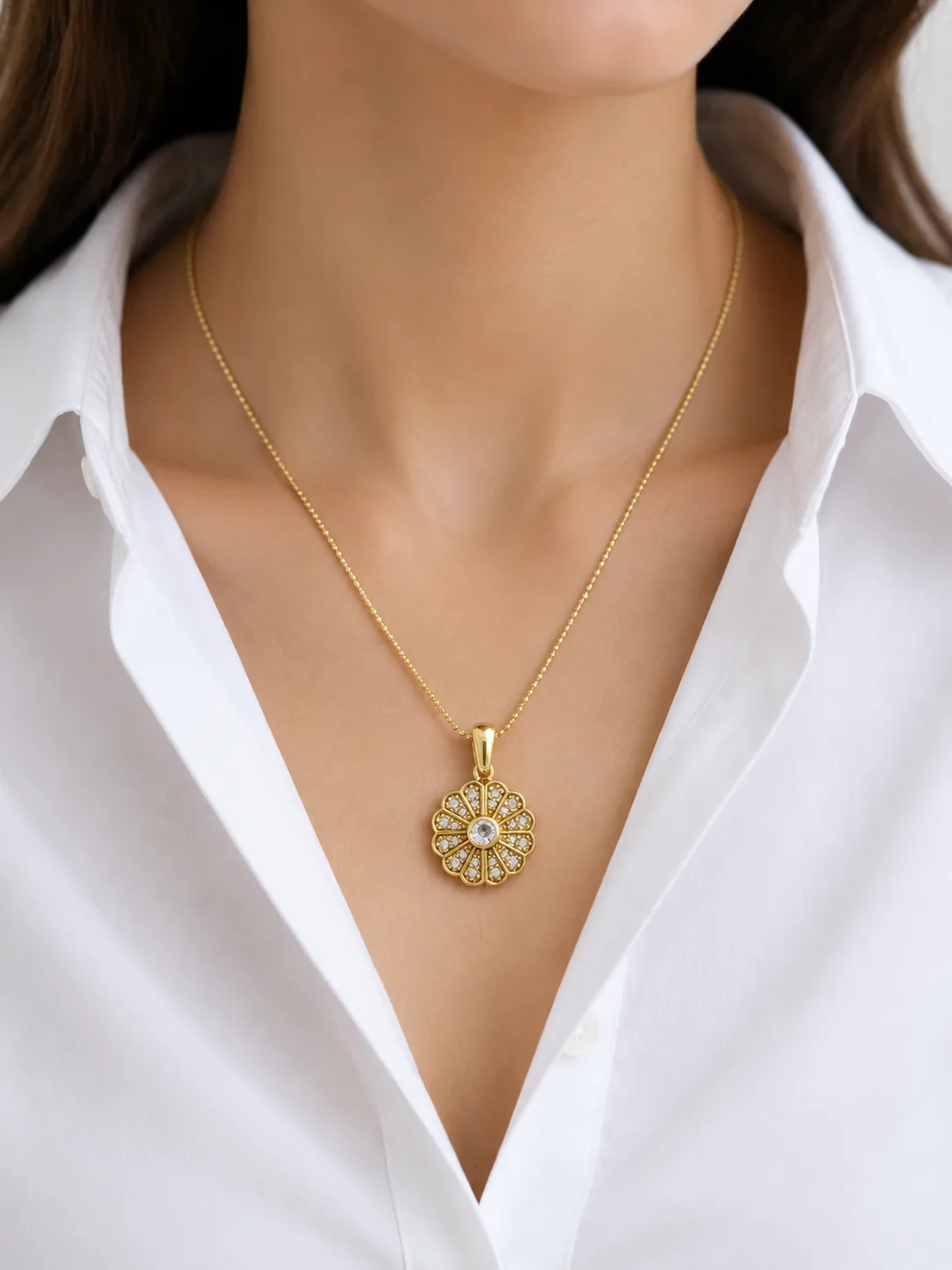 Collar “Flor de Luz”