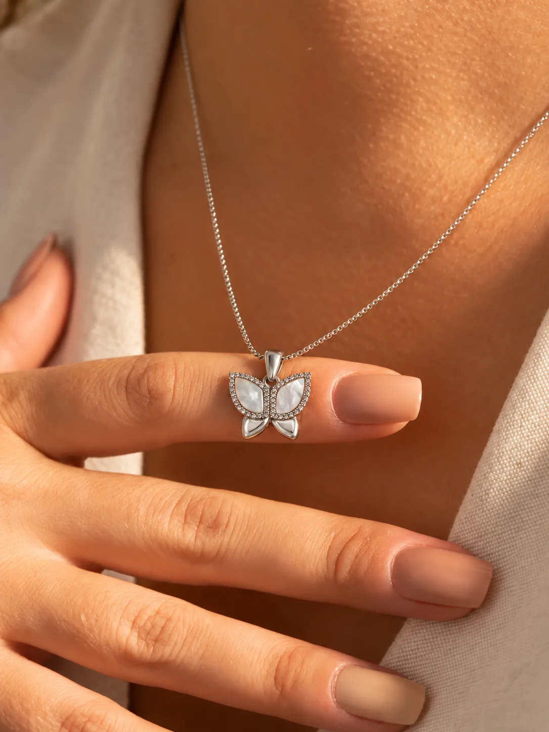 Collar “Mariposa de mi Corazón”