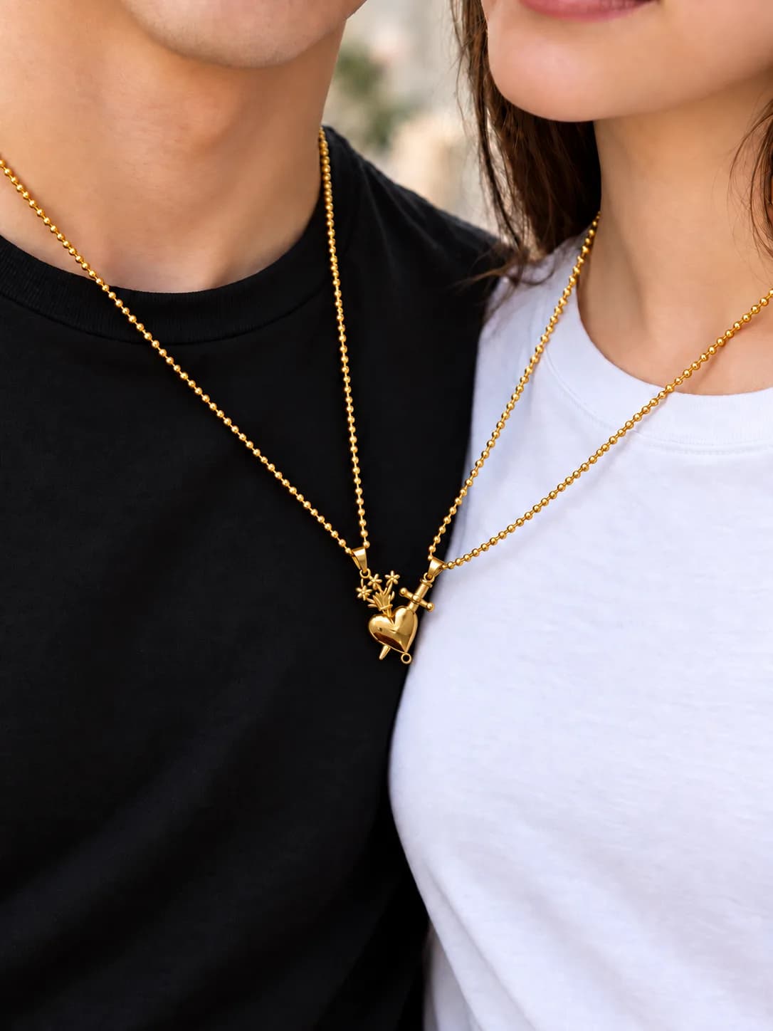 Collar Pareja Set “Amor Valiente”
