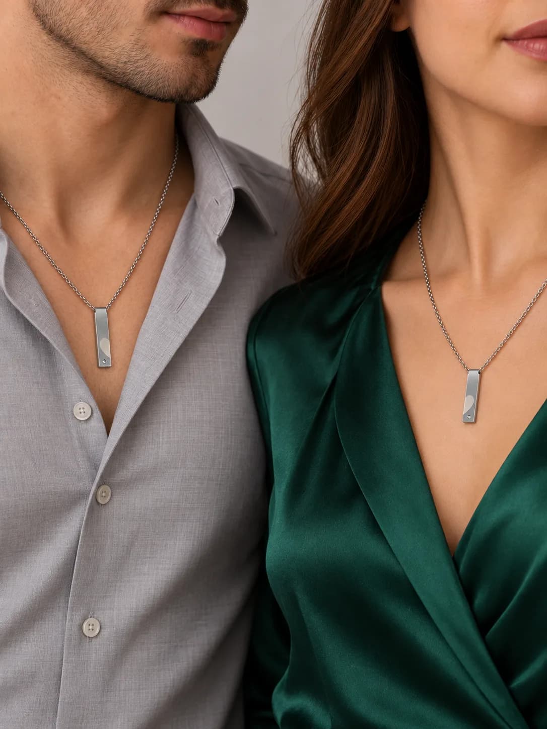 Set de Collares “Juntos Encajamos” Personalizable — imagen 1